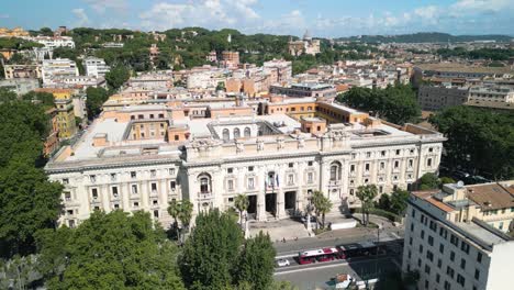 Italienisches-Bildungsministerium.-Luftaufnahme-Nach-Vorne