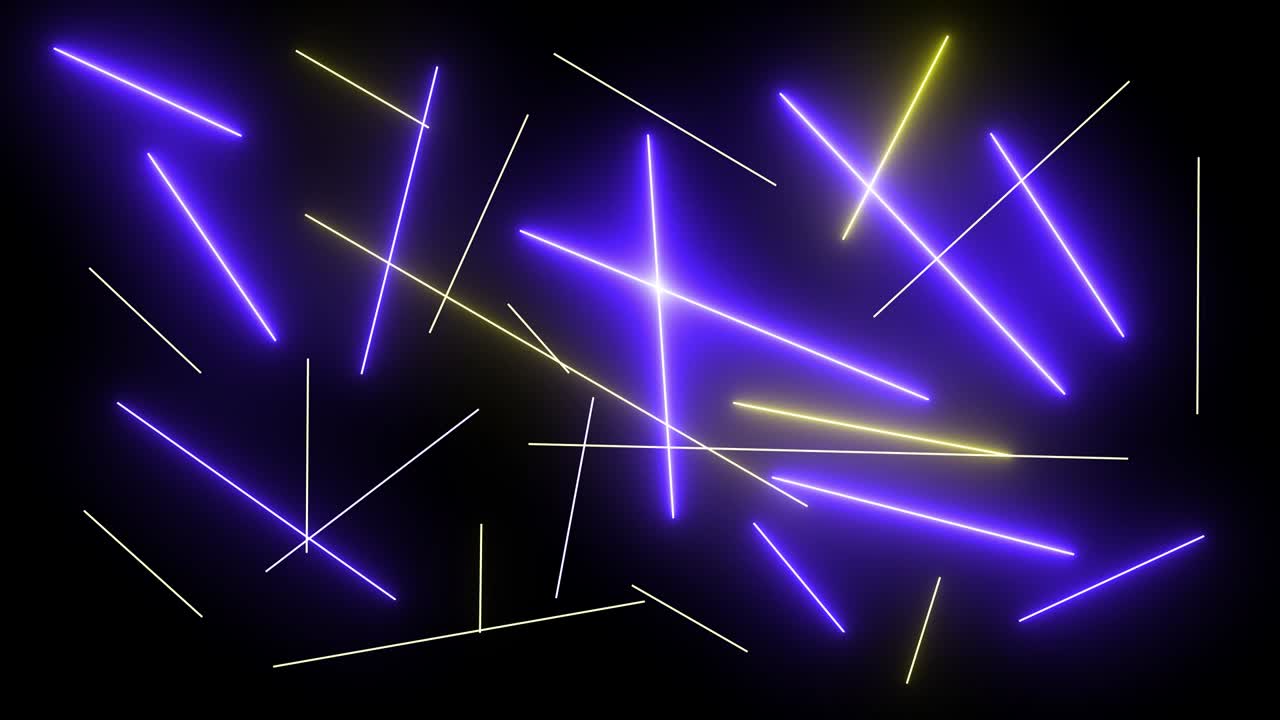 líneas de neón creativas abstractas, animación de bucle de barras.