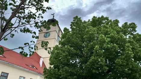 tower from sibiu, romania - far away