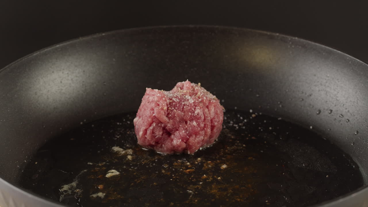 Cooking Ground Beef in a Pan