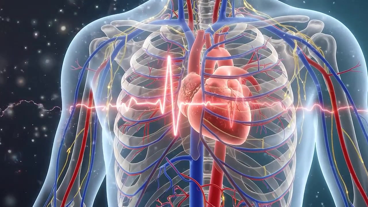 3D Medical Animation of Human Heart and Circulatory System