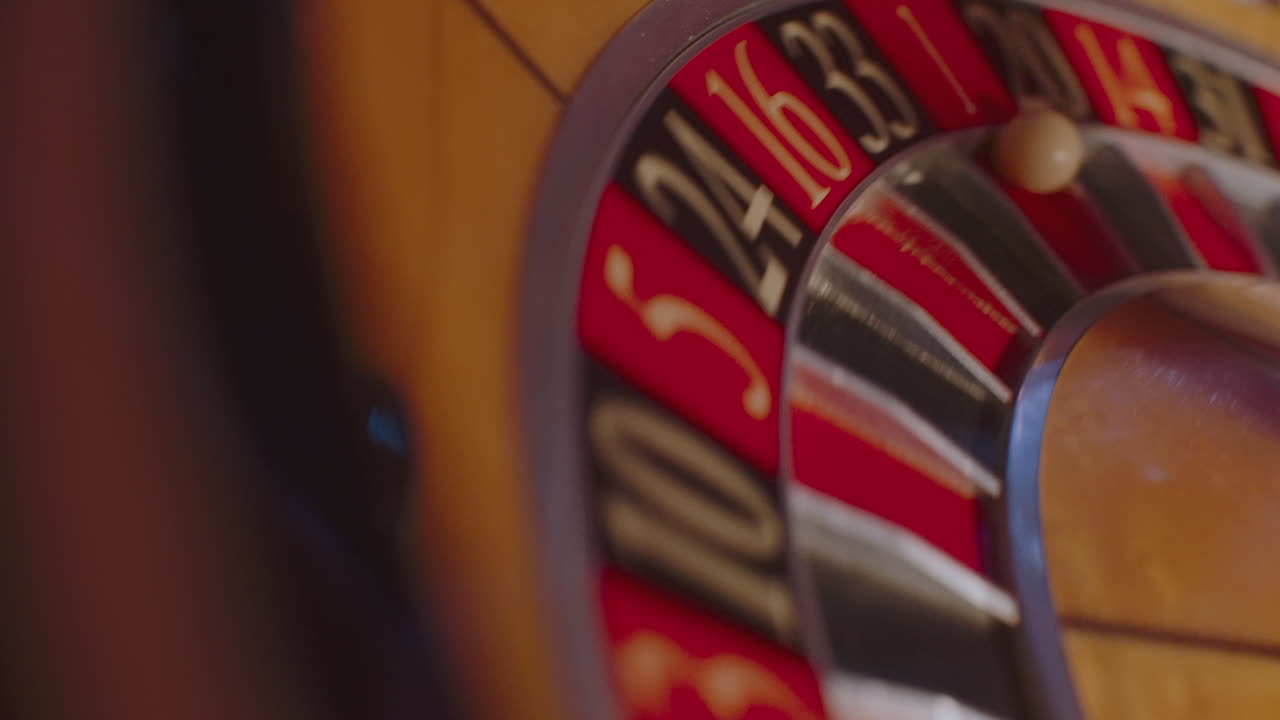 Tavolo di roulette in un casinò