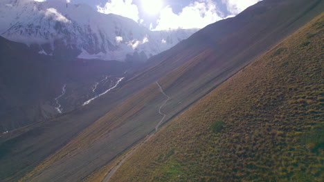 tilicho lake manang landscape mountains, trekking trails, road, clouds adventurous nepal tourism