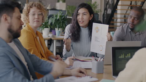 reunión del equipo de negocios