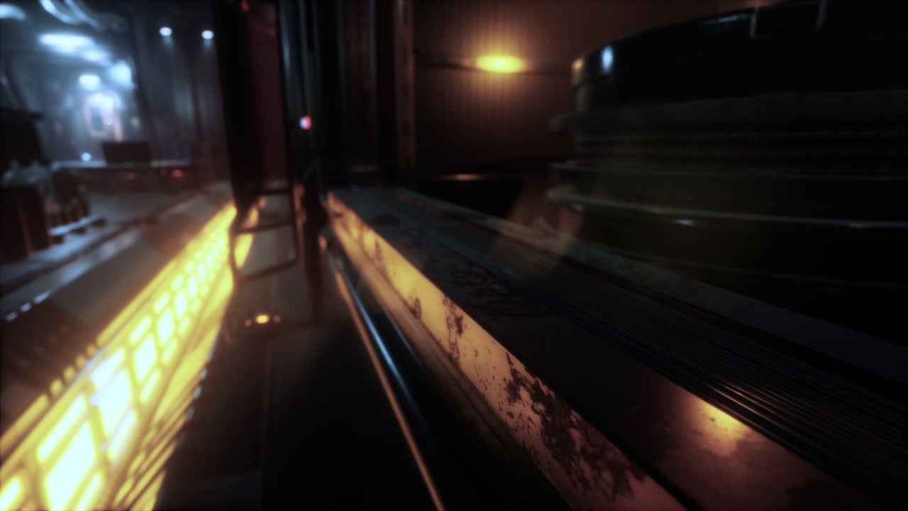 산업 시설 내부