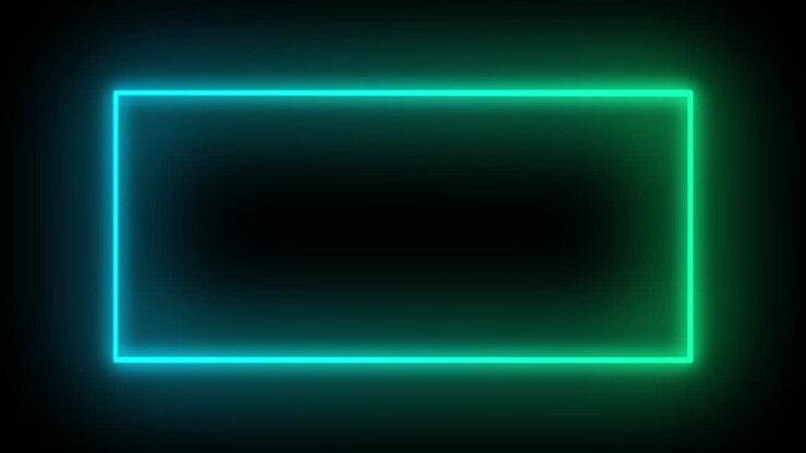 Neon light with vibrant colors