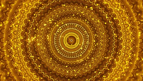 gold mandala kaleidoscopic background