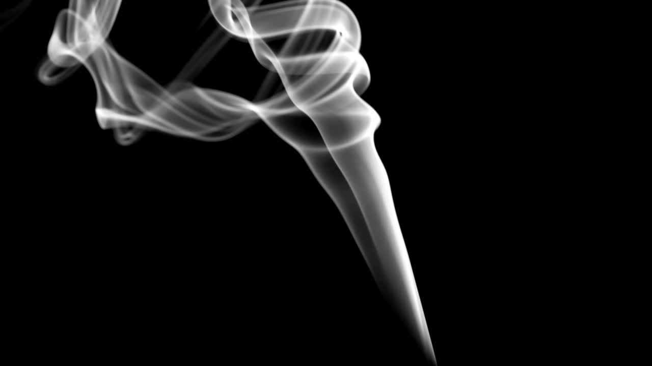 Ornate Curves Flowing Smoke