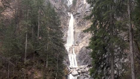 beautiful martuljek waterfalls in slovenia and the triglav national park