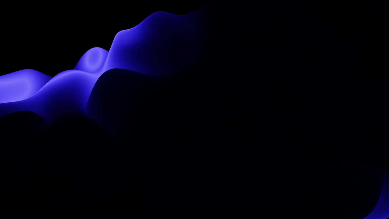 Dynamic blue swirls create mesmerizing circular motion