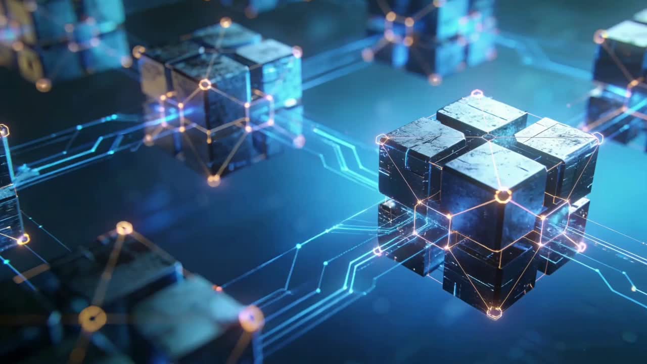 3D modern abstract technology background