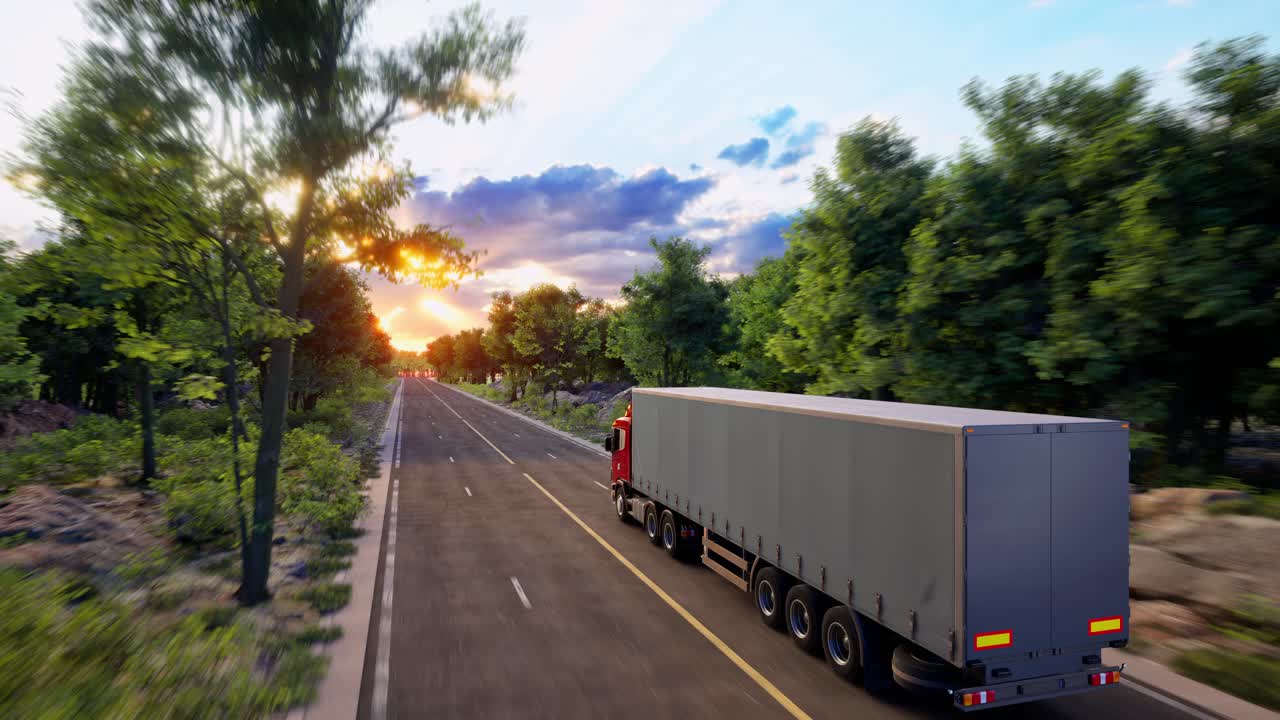 도로 트럭, 화물 운송, 운송 방식, 운송, 트럭