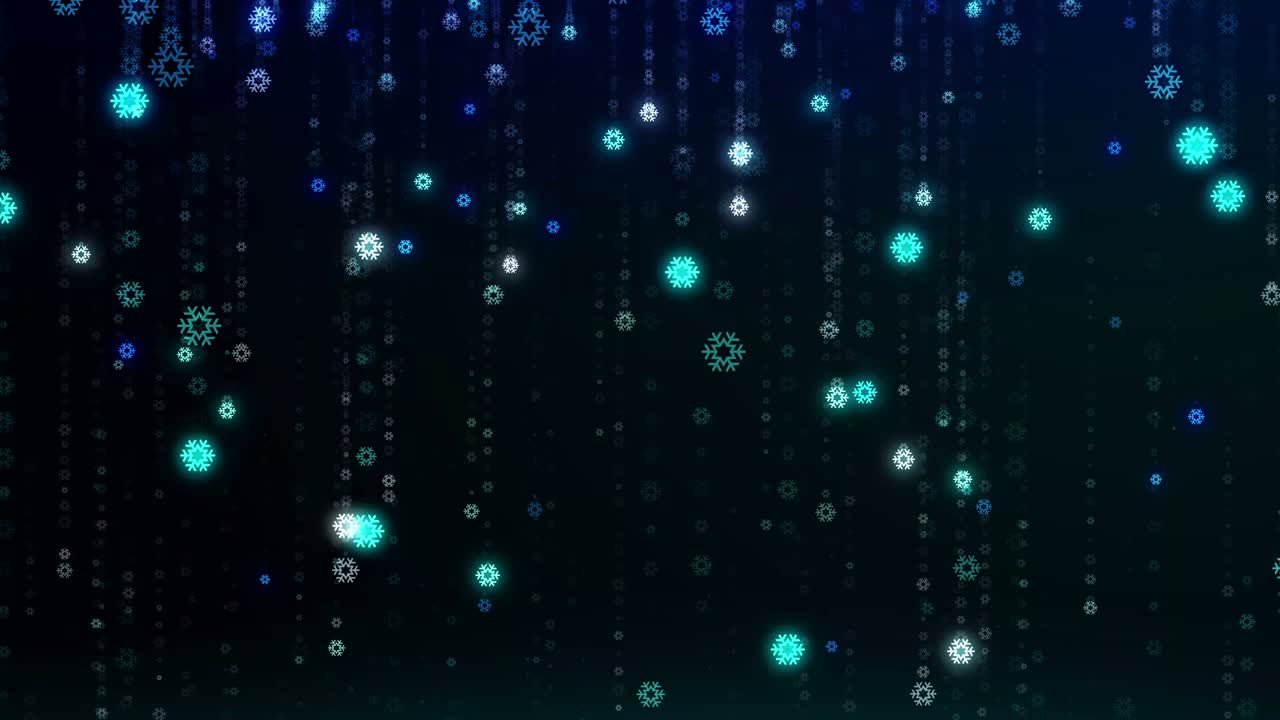 Shiny Cascading Particles