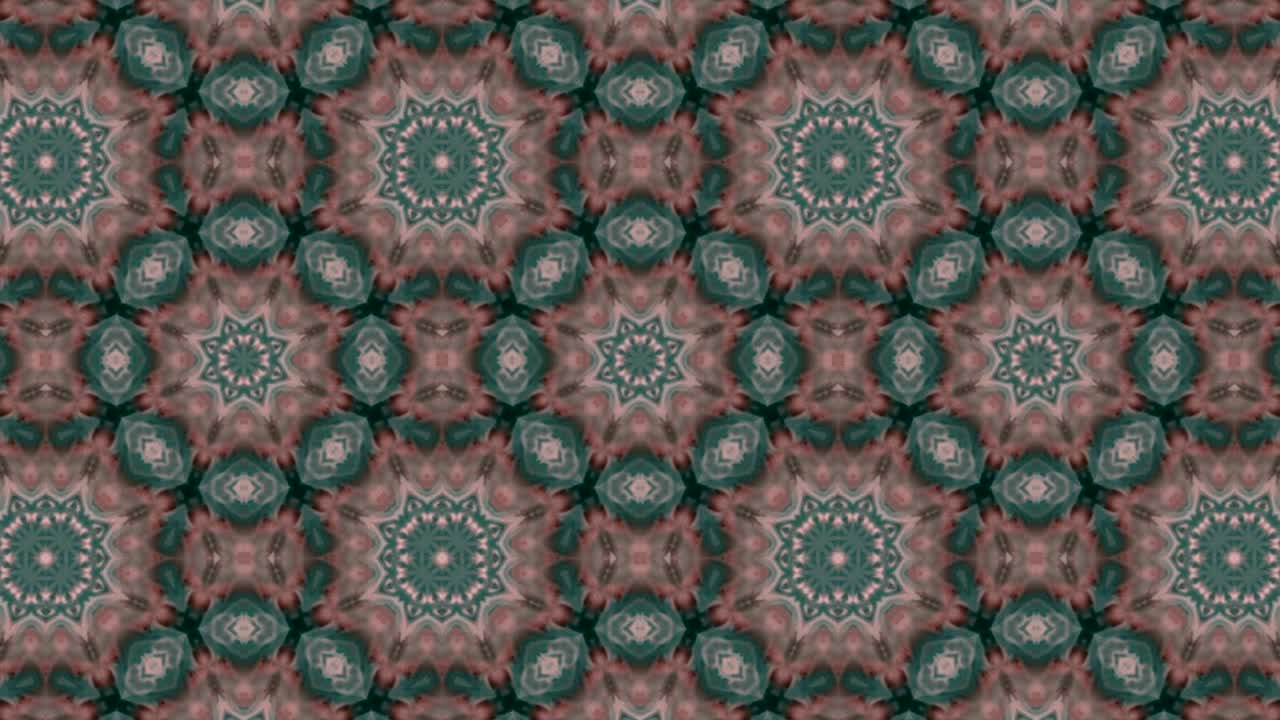 Abstract Colorful Kaleidoscope Background Movement