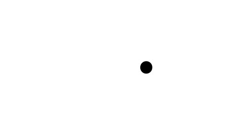 animation - loading circle icon on white background