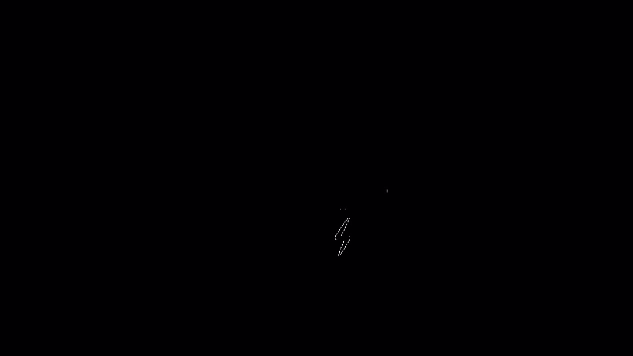 Empty Black Screen Background