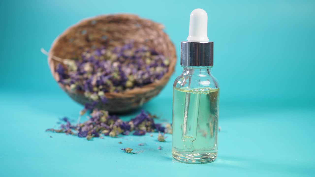 Essential Oil Bottle with Lavender
