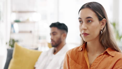 Mujer-Triste,-Lucha-Y-Problema-De-Ruptura-De-Pareja