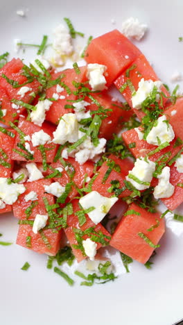 colorful salad and soup dishes