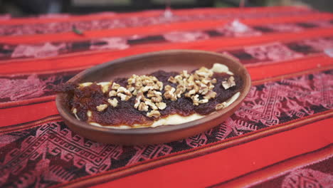 traditional tucumán treat: a scrumptious andean dessert from argentina - slow motion