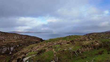 Ireland epic Locations rainbow at sea Bantry Bay West Cork in winter