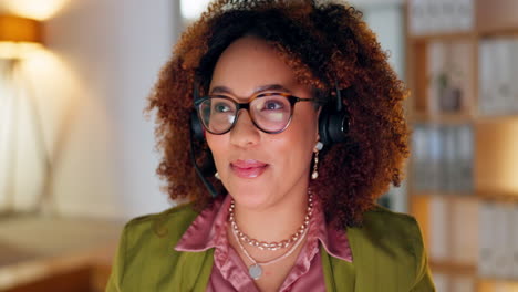 black woman, night call center worker start
