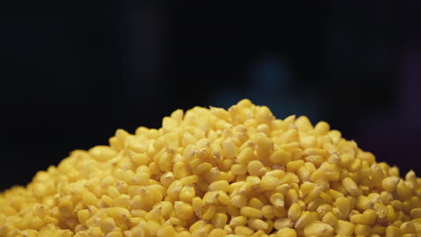 pile of yellow corn kernels