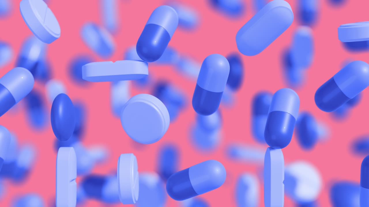 엄청난 수의 다양한 종류의 약이 없이 떨어집니다.