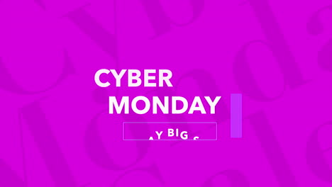 Cyber-Monday-and-Big-Sale-on-pink-gradient