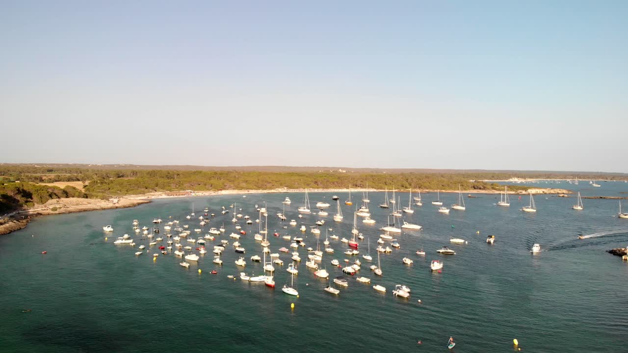 españa, mallorca, cala sant jordi e isla cabrera