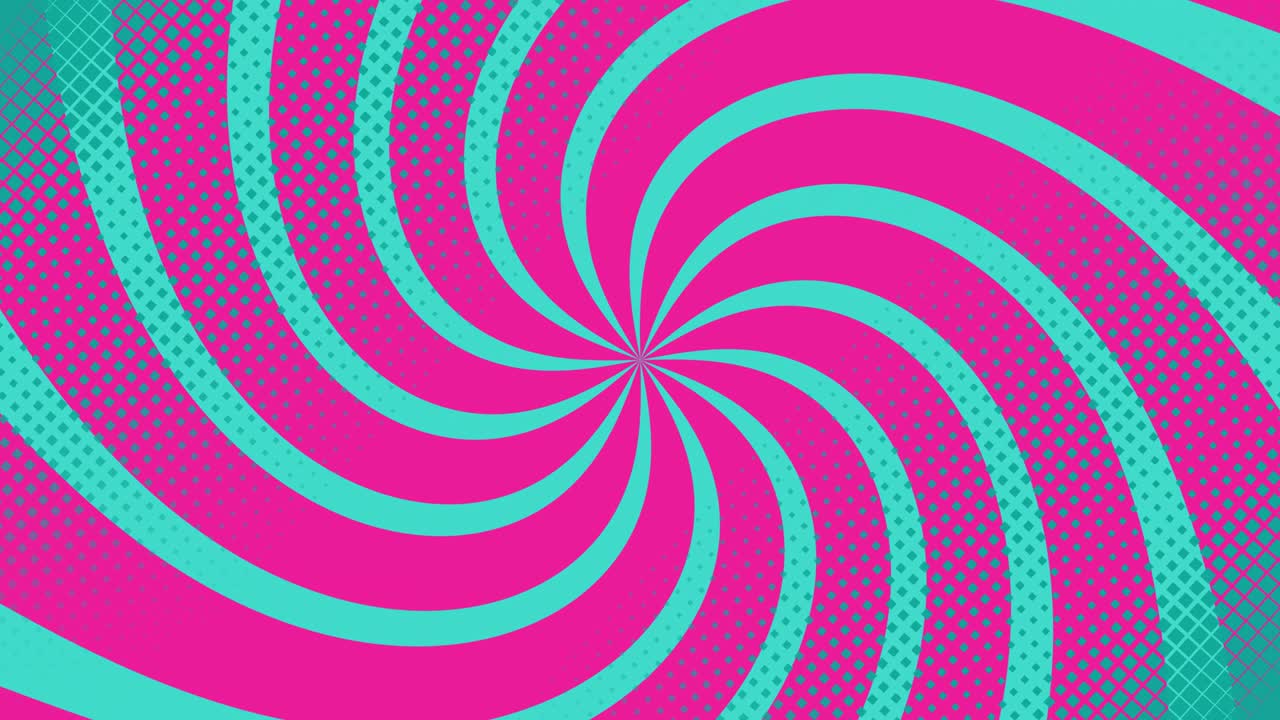 폴카 점과 스피드 라인이 있는 팝 아트 배경