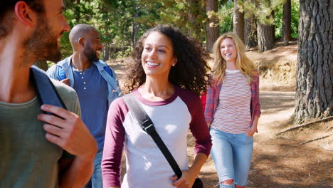 Group-Of-Young-Friends-On-Hiking-Adventure-In-Countryside