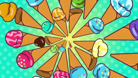 line of ice cream [loop]