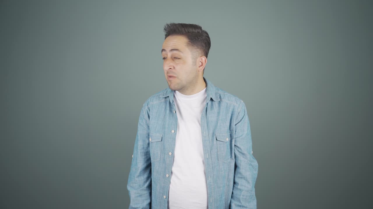 He's a man with a fussy and time pressure.