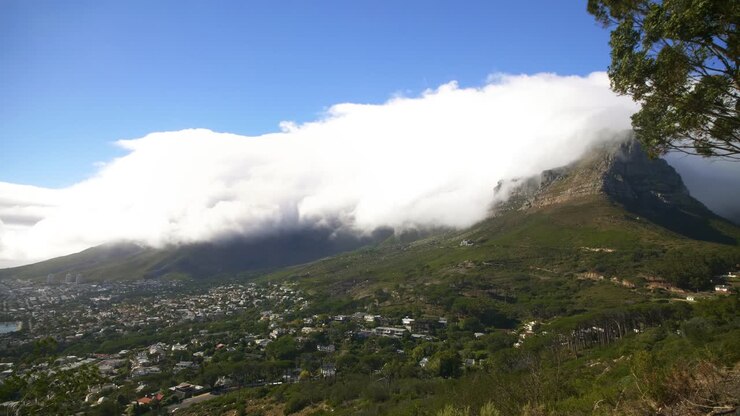 Clouds Going Down Lions Head