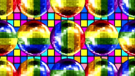 texture disco ball rainbow c. this footage is loopable and tileable and can create an endless and seamless background. perfect for vjs, djs and disco events to create an ambient wall.