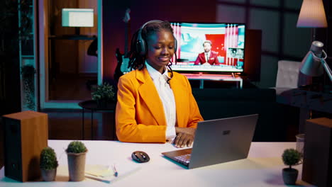 African-american-girl-listening-to-professor-debating-latest-lesson