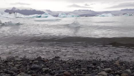 Tiefansicht-Der-Gletscherlagune-Jökulsarlon-In-Island