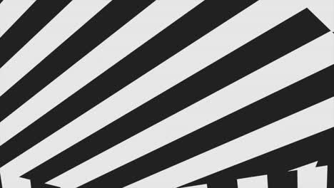 abstract minimal motion background with black and white stripes