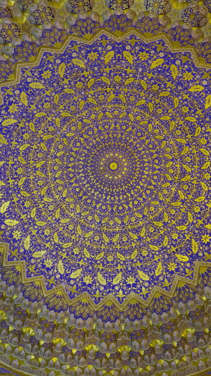 Intricate Ceiling Design of a Historical Building