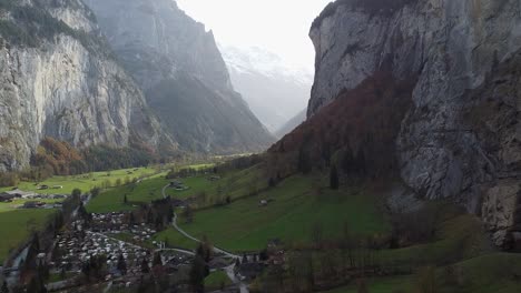 lauterbrunnen valley in the alps, switzerland