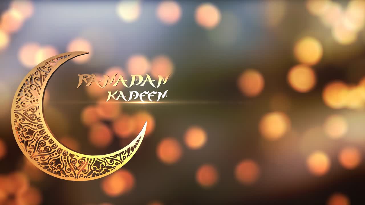 Sfondo animato 3D Ramadan Kareem