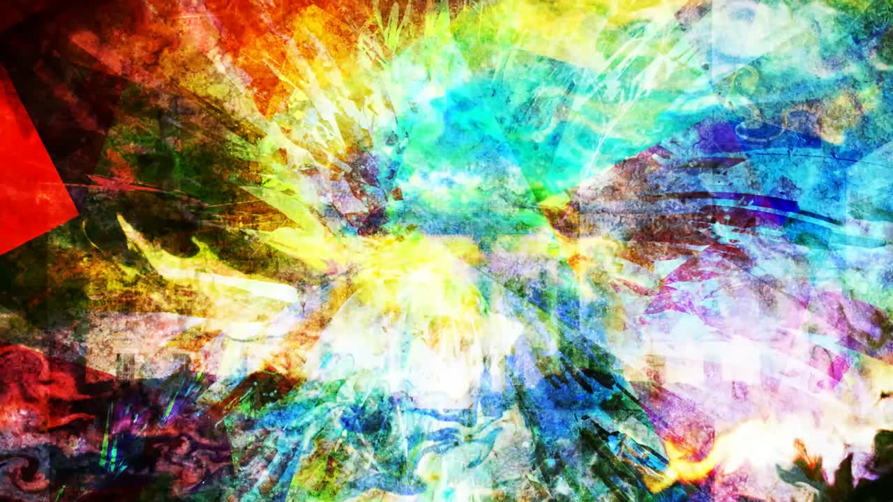 patrón geométrico de arco iris colorido en la superficie ranurada detallada - animación de fondo de movimiento de bucle sin costuras de 4k