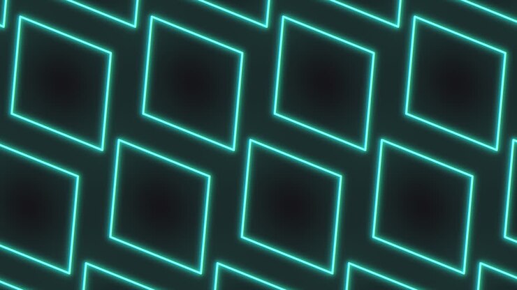 Padrão geométrico monocromático com linhas azuis