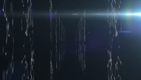 red de conexiones contra un fondo azul