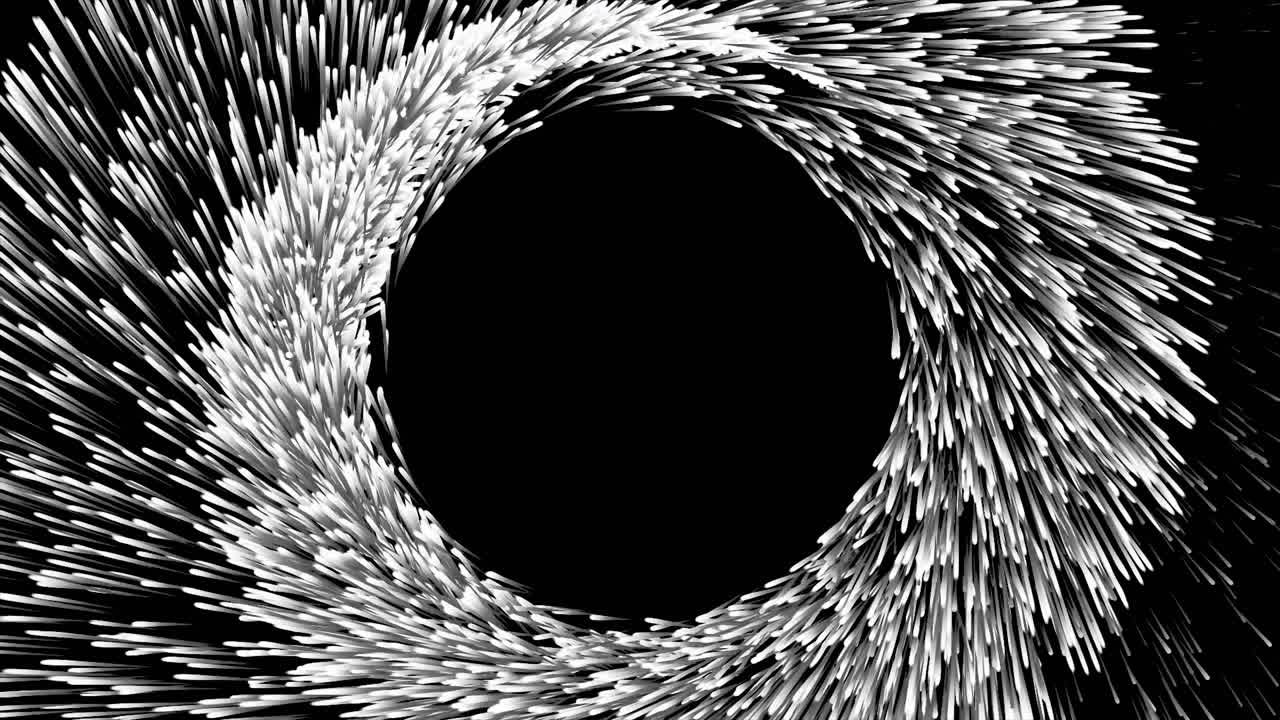 추상적인 흑백 나선형 디자인