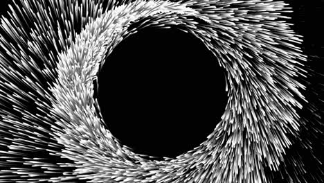 diseño de espiral abstracto en blanco y negro