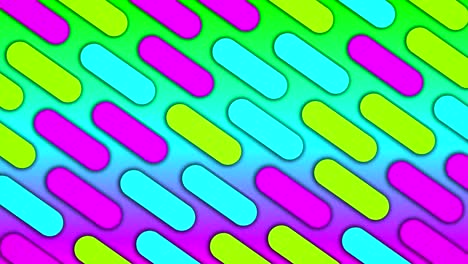 fondo de video de colores de neón trasero