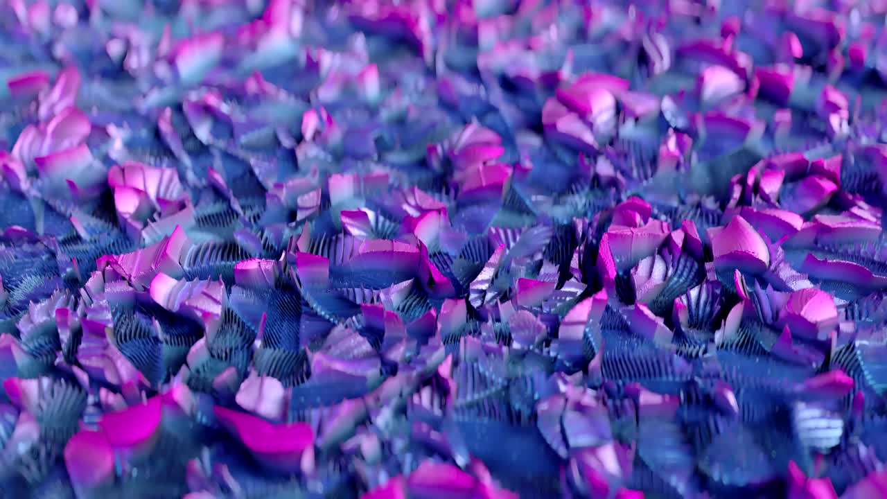 추상적인 외계인 텍스처, 4k cgi 애니메이션