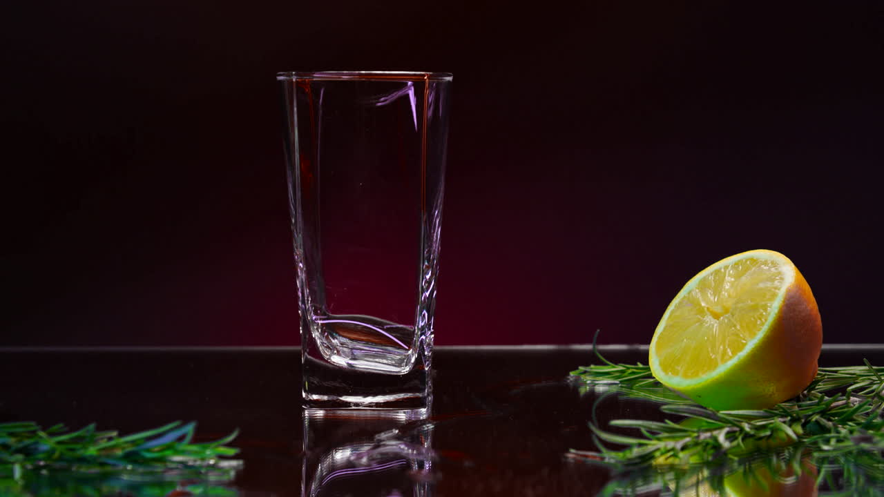 Colorful Cocktail Preparation